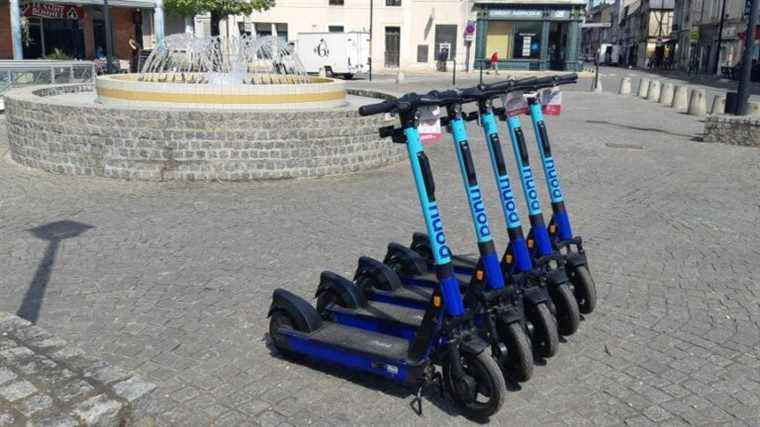 arrival of the first self-service scooters