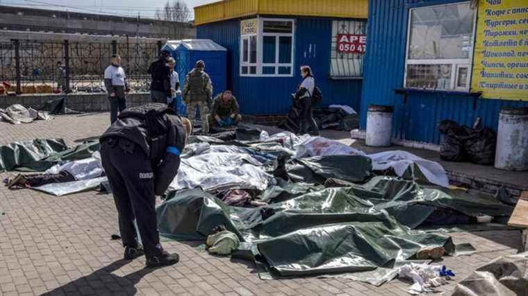 at least 39 dead, including four children, at Kramatorsk station after missile fire