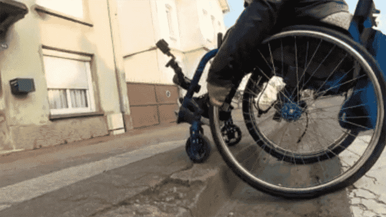 between progress and progress to be made for people in wheelchairs