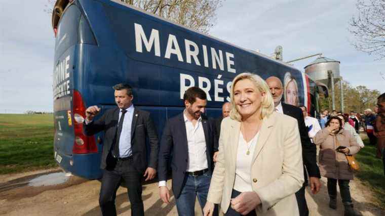 for the second round, Marine Le Pen “does not negotiate anything” and does not run after rallies at all costs