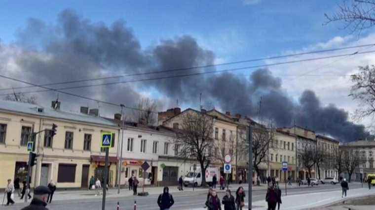 hitherto relatively spared, Lviv hit by Russian strikes