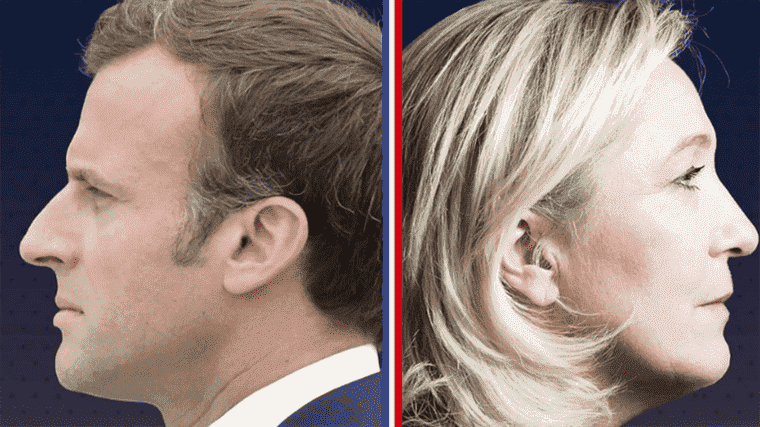 how are Emmanuel Macron and Marine Le Pen preparing for the debate?