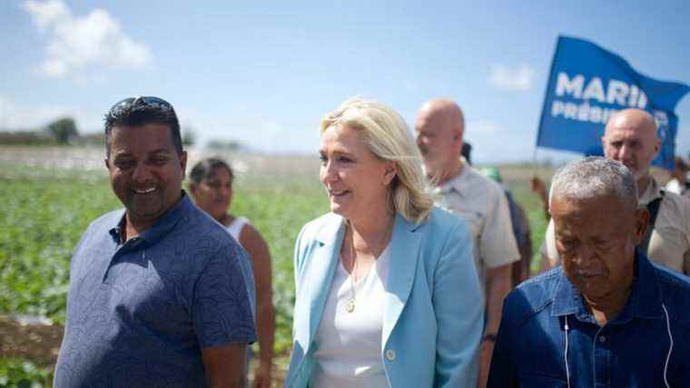 in Guadeloupe, voters overwhelmingly chose Marine Le Pen in the second round of the presidential election