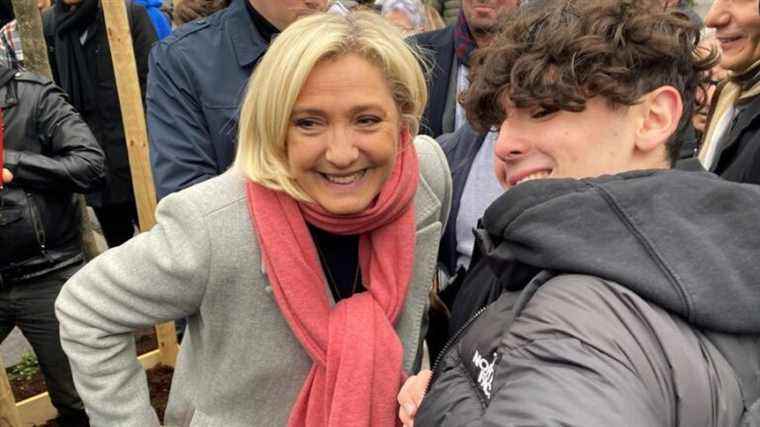 in Haguenau, Marine Le Pen feels a “hope rising in her favor”