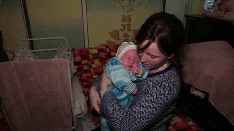 in Mariupol, the newborns of the basement