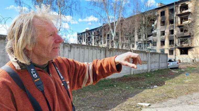 in kyiv, this resident returned home despite the ban to “witness what the war has done”