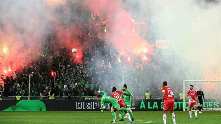 in the powder keg of the Chaudron, Saint-Etienne sinks against Monaco, which climbs on the podium