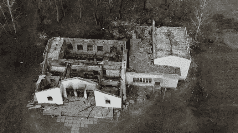 in the villages deserted by the Russian forces, destruction and desolation