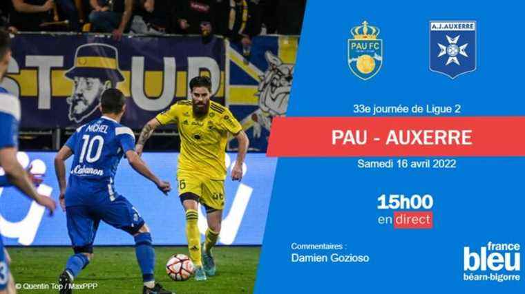 live the Pau FC match against Auxerre in full