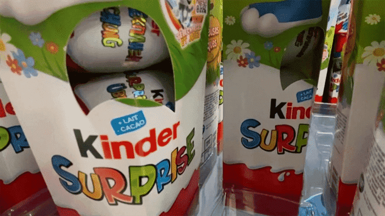 several Kinder products removed from the shelves