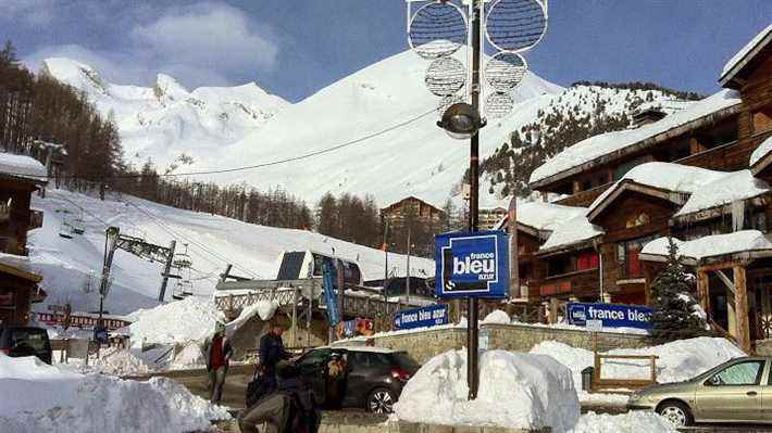 snowflakes over a beautiful part of the Alpes-Maritimes!