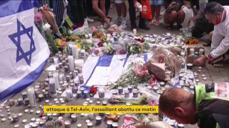 strong emotion in the streets of Tel Aviv after a new terrorist attack