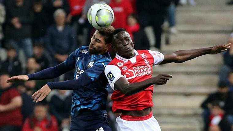 the Stade de Reims ended up cracking against OM (0-1)