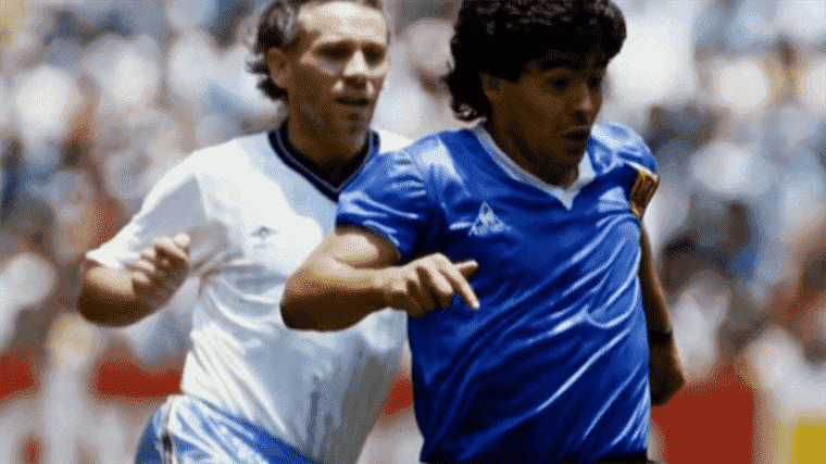 the jersey of the “hand of God”, worn by Diego Maradona, auctioned