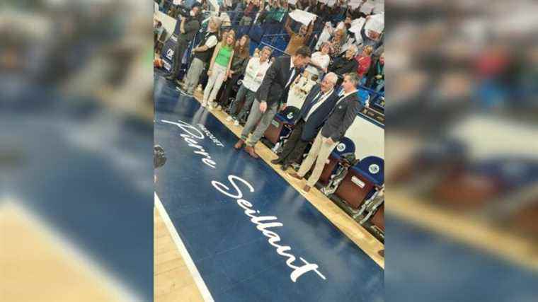 the parquet floor of the Palais des Sports de Pau now bears the name of “Presi” Pierre Seillant