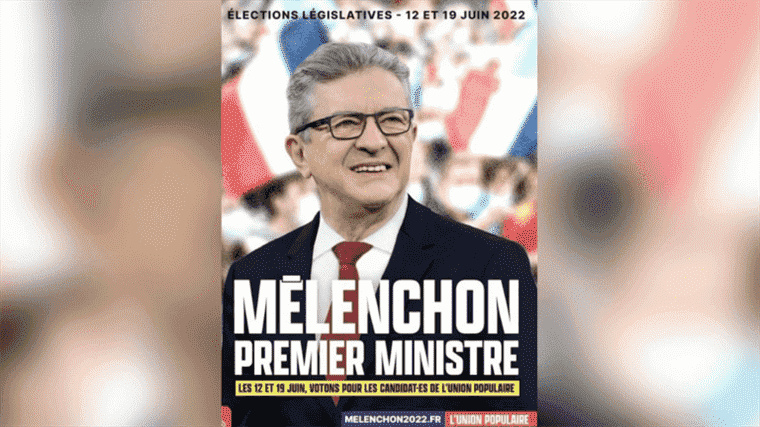 why the campaign poster “Mélenchon Prime Minister” makes his opponents react