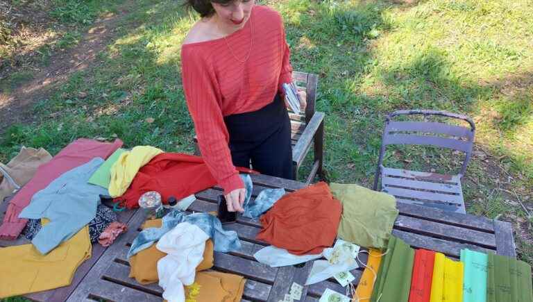 Lauriane CANAZZI, Ecocert clothing brand “Les enfants du maquis” in Bastia