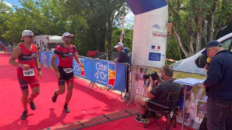 36th edition of the triathlon in Dijon at Lac Kir: more than 380 participants