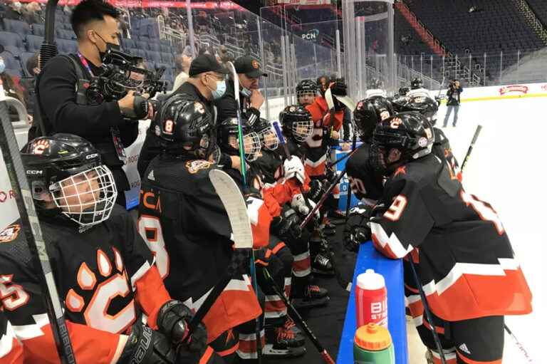 A Cree First Nation team making history at the Pee-Wee Tournament