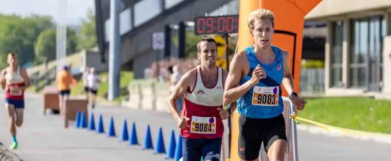 A difficult last 150m for Charles Philibert-Thiboutot