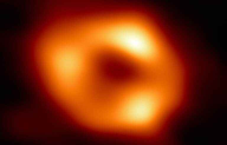 A first image of the black hole in the center of the Milky Way is unveiled