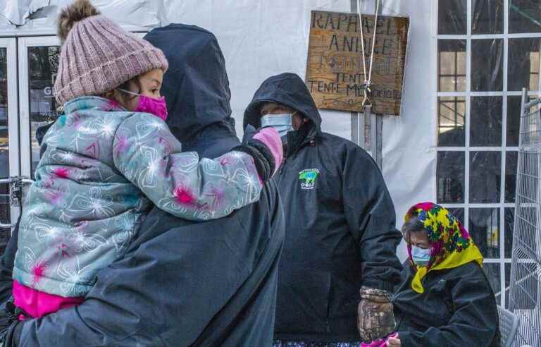 A homeless tent in downtown Montreal will be dismantled this week