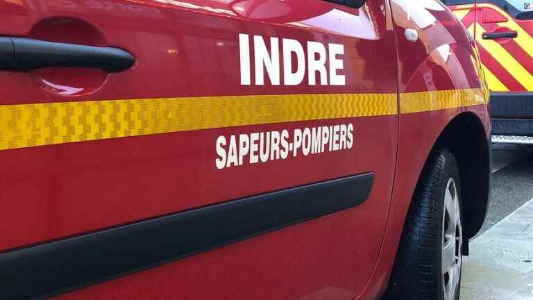 A person seriously injured after a collision between two cars in Indre