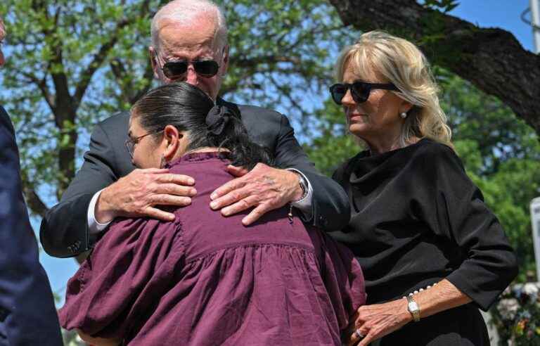 After the Uvalde massacre, Joe Biden promises to fight to better regulate weapons