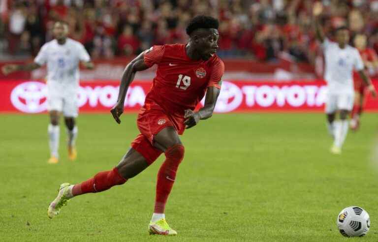 Alphonso Davies back on the Canadian soccer team