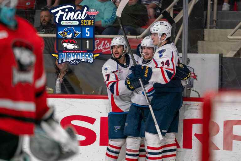 American Hockey League |  Thunderbirds advance to Eastern Conference Finals