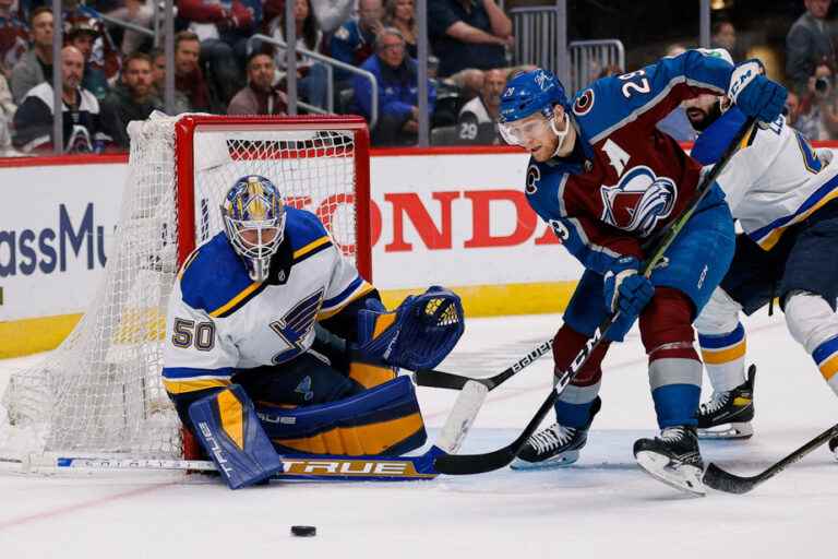 Blues 4 – Avalanche 1 |  “We were bad”, admits Nathan MacKinnon after the defeat