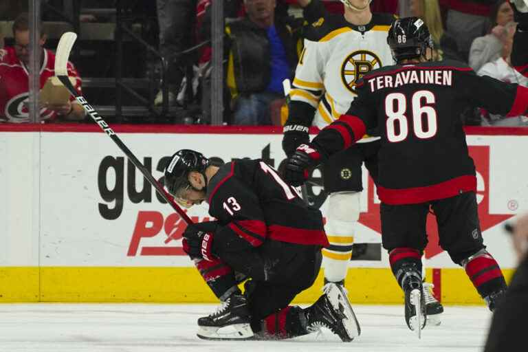 Bruins 2 – Hurricanes 3 |  Hurricanes eliminate Bruins with help from Domi and Raanta