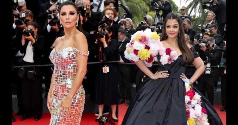 Cannes 2022: Aishwarya Rai sublime between volume and flowers, Eva Longoria, low-cut beauty