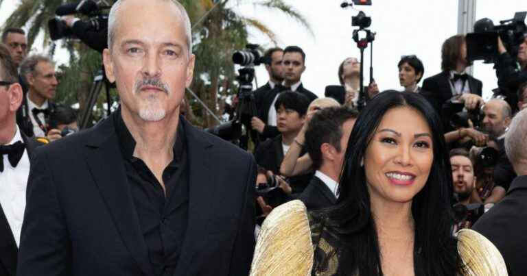 Cannes 2022: Anggun very low-cut with her husband Christian, a remarkable exit