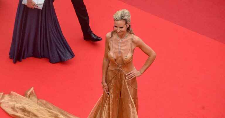 Cannes 2022: Dress accident on the red carpet, a starlet reveals a breast!