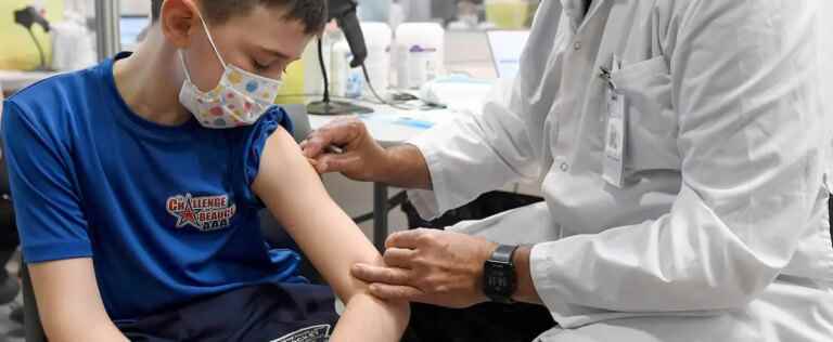 Children under five will be vaccinated