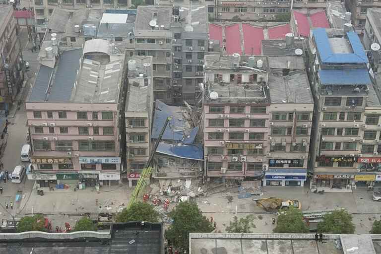 Collapse of a building in China |  A survivor found after three days