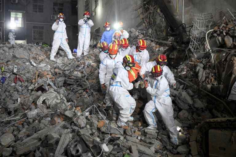 Collapse of a building in China |  Death toll jumps to 53