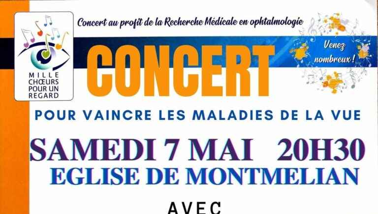 Concert Saturday May 7 at 8:30 p.m. Sainte Dominique church in Montmélian as part of Mille chœurs pour un regard