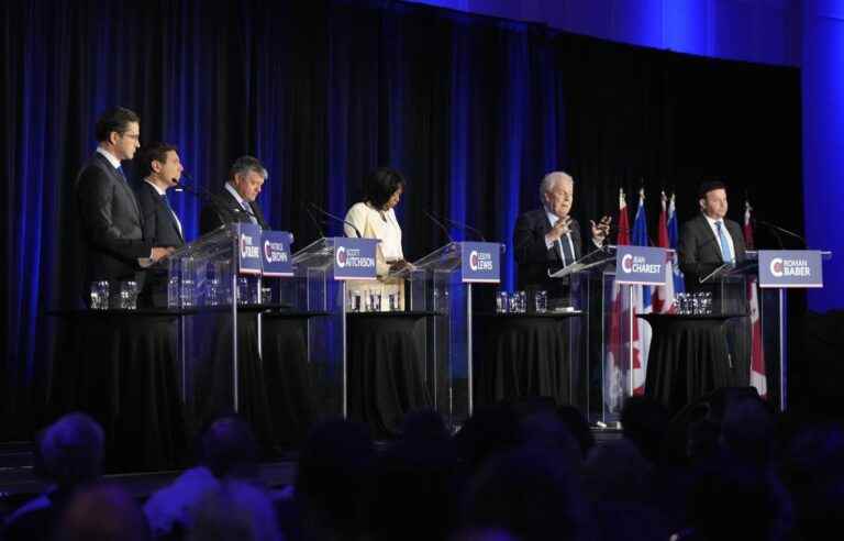 Conservative leadership: a two-to-one debate, lack of bilingualism of the other candidates