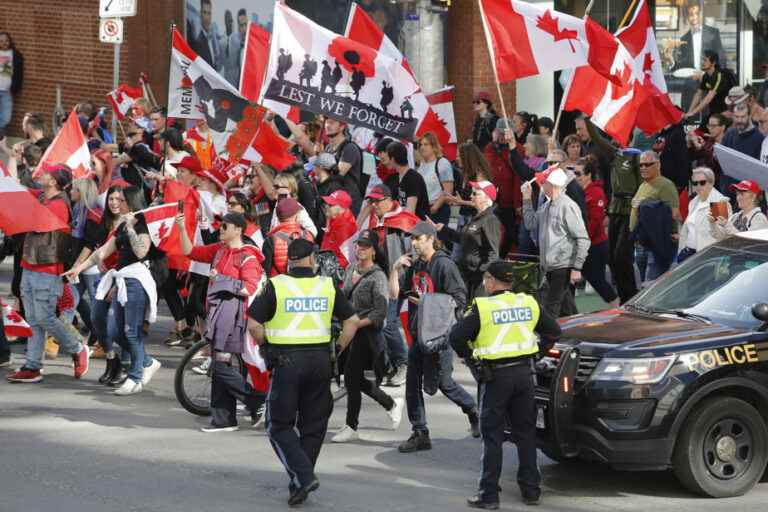 Convoy of motorcyclists |  The demonstration cost the Ottawa police between 2.5 and 3 million