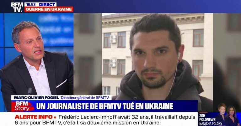 Death of Frédéric Leclerc-Imhoff in Ukraine: Marc-Olivier Fogiel pays him a poignant tribute in photo