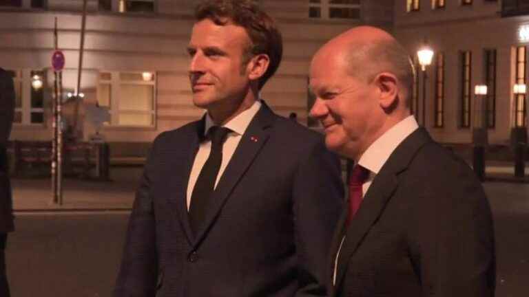 Emmanuel Macron and Olaf Scholz reaffirm their support for Ukraine