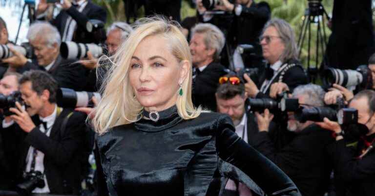 Emmanuelle Béart gothic, Léa Seydoux in a slit dress, a star in a bra… the black trend in Cannes