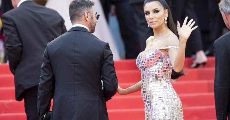 Eva Longoria: Her husband Jose Antonio Baston helps her without stealing the show at Cannes