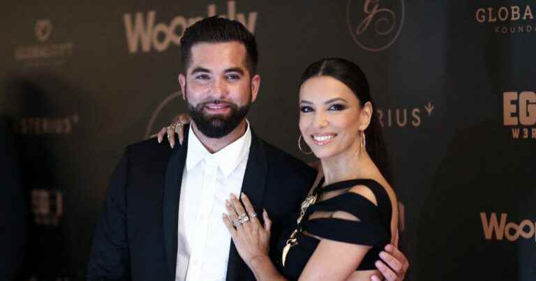 Eva Longoria and Kendji Girac accomplices in front of sublime Miss France at Global Gift