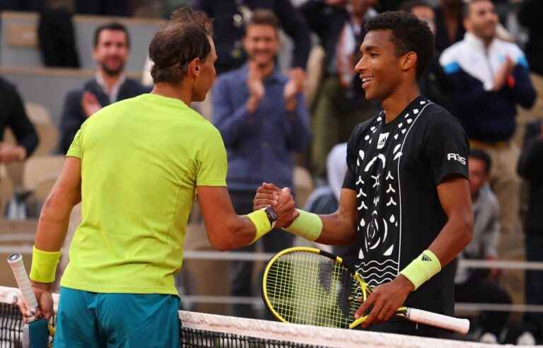 Félix Auger-Aliassime loses in the fifth round against Nadal