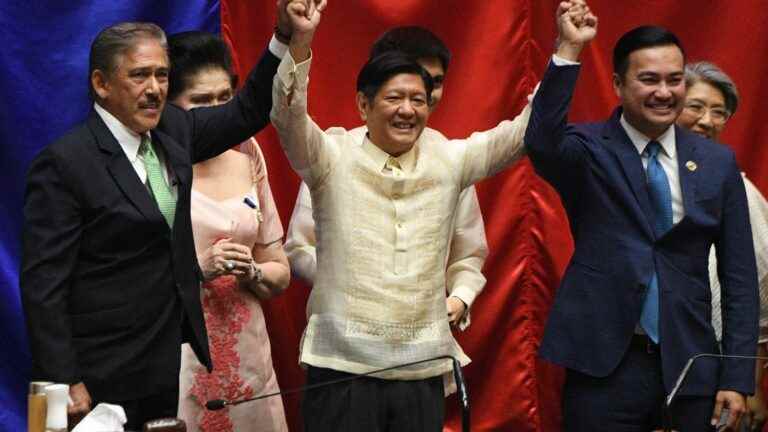 Ferdinand Marcos Jr, son of former dictator, sworn in as president