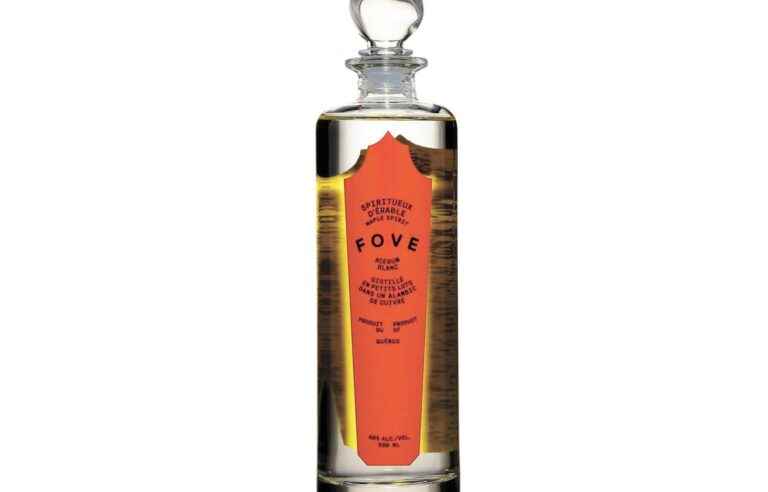 Fove Acerum white, maple spirits, Distillerie Fove, Quebec