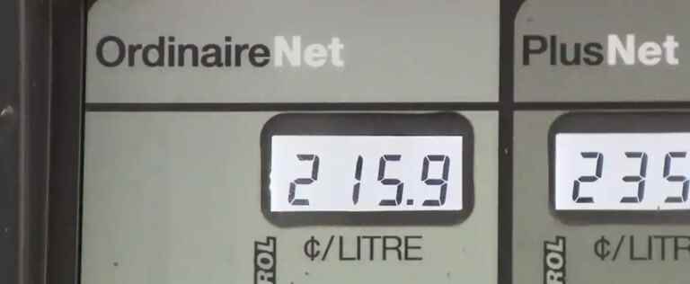 Gasoline goes to $2.15.9/L